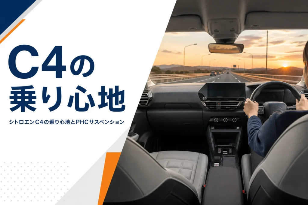 シトロエンC4で長距離をゆったり走るイメージ